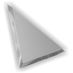 Треугольная серебряная плитка